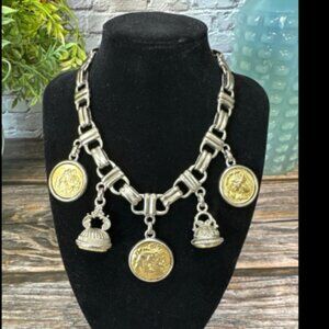 Ben-Amun Roman Coin Necklace ITM677